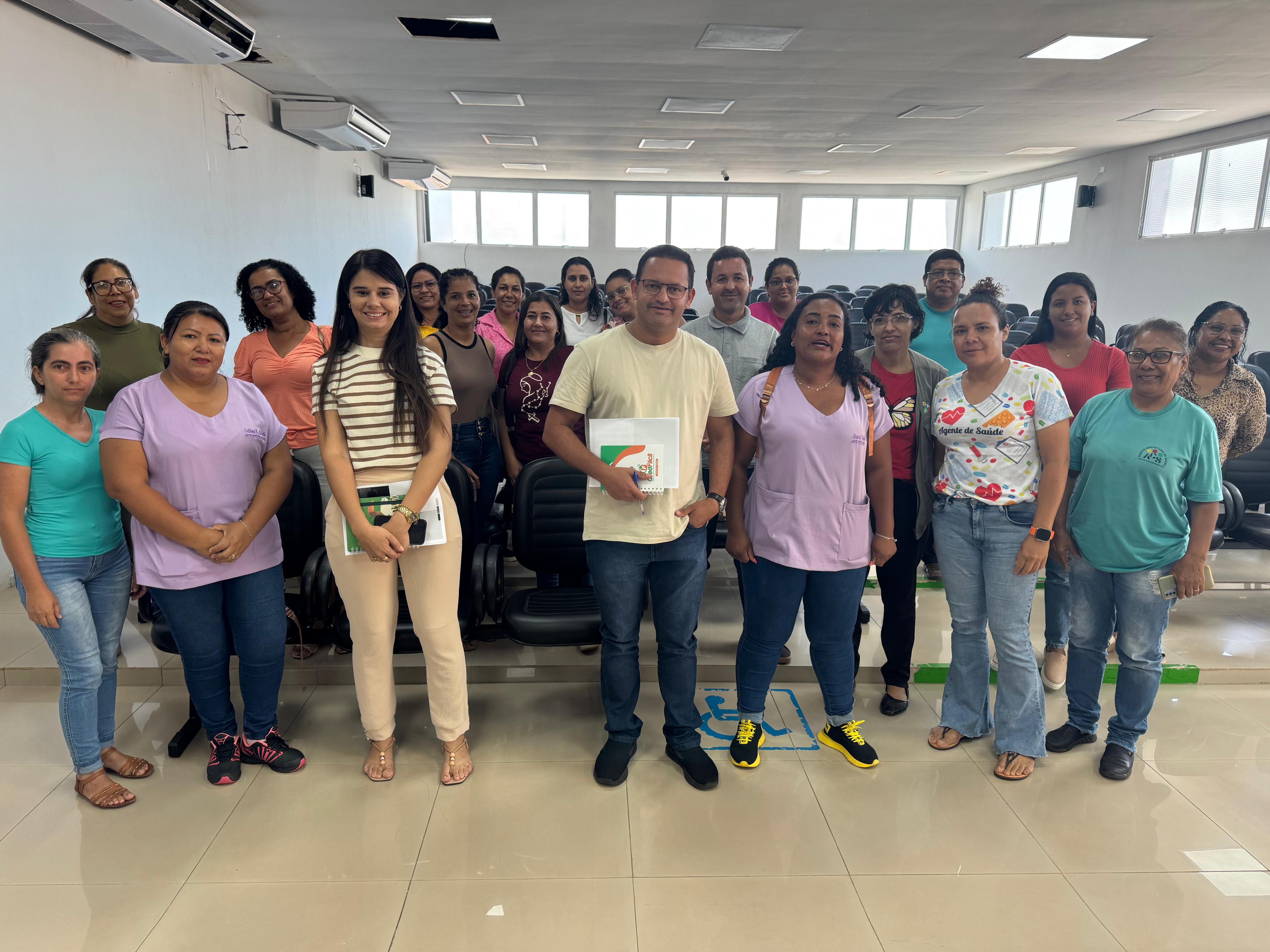 Reunião com Agentes Comunitários de Saúde